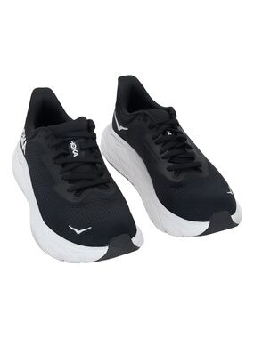 HOKA Women's Arahi 7 Running Shoes Black White Size 8.5M